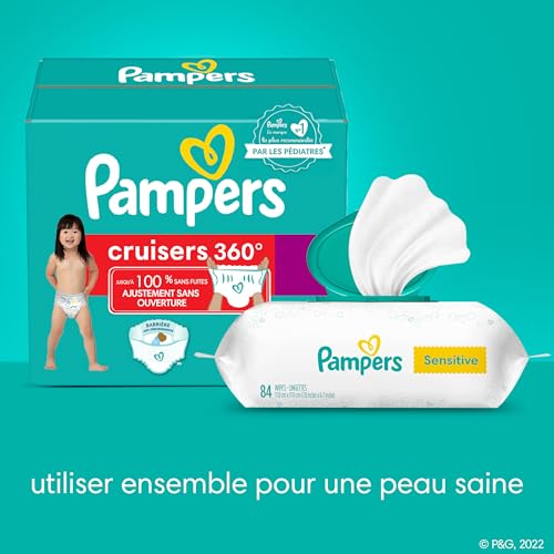 PAMPERS DIAPERS – CRUISERS 360 – SIZE 4, 21 COUNT, BABYPROOF UP TO 100% LEAKPROOF PULL-ON DIAPER (PACKAGING MAY VARY)