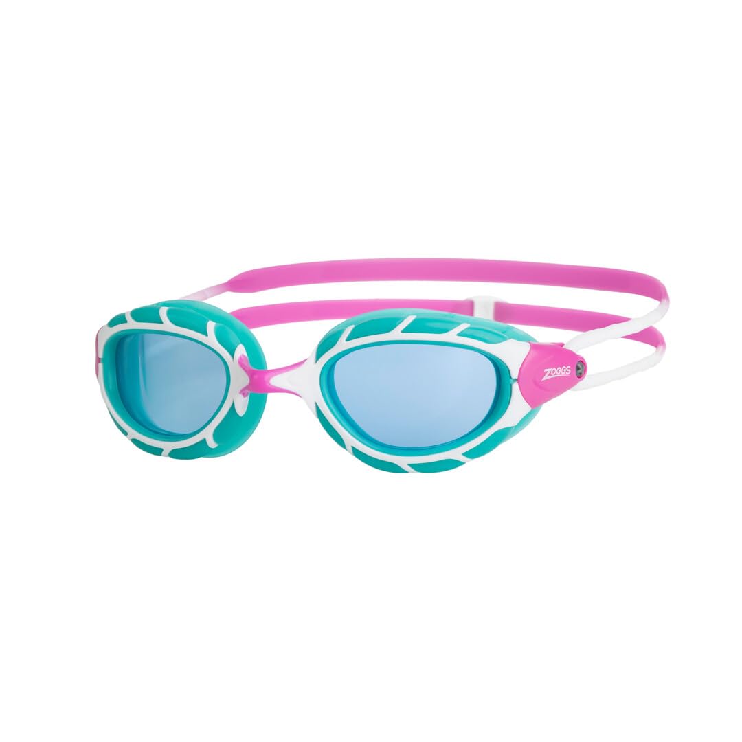 Zoggs Predator Junior Pink Turquoise Tint Blue