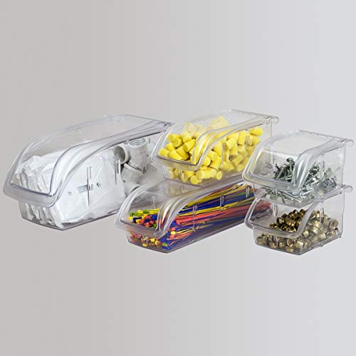 AkroMils 305A3 Insight UltraClear Hanging and Stacking Plastic