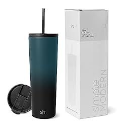 Simple Modern Insulated Tumbler with Lid and Straw