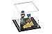 Acrylic Display Case – Versatile Small Rectangle Clear Acrylic Boxes for Display with Black Base – Display Case for Collectibles, Action Figures, Models – 4