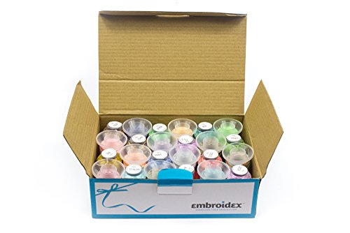 Embroidex 24 Spools Variegated Embroidery Machine Thread