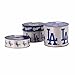 Offray 4-Pack MLB LA Dodgers Ribbon, White/Blue