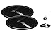 3D K Logo Emblem Black & Black Edition Set 4pc Front + Rear + Steering Wheel + Mini Sticker (Fit: KIA 2017+ All New Sportage QL)