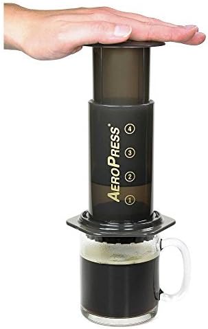 Coffee &amp; Espresso Press Aerobie® AeroPress® 4.8" D x 4.5" W x 11.8" H, Makes 1-4 cups per pressing
