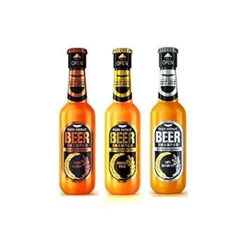 Park Avenue Beer Shampoo Shiny-&-Bouncy, Damage Free and Anti-Dandruff - 180 ml each