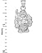 Fine 925 Sterling Silver Eagle Landing Necklace Pendant