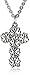 Bob Siemon Pewter Butterfly Cross Pendant Necklace, 20