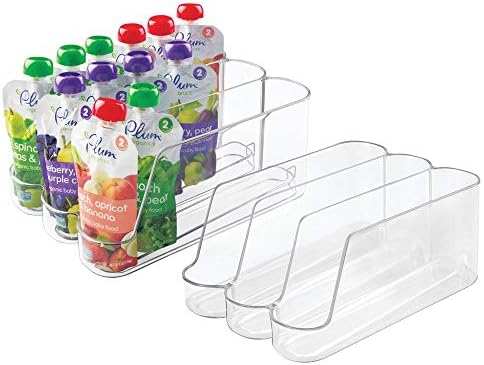 Mdesign Plastic Dispenser Holder Bin Storage Organizer For