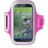 Samsung Galaxy S4 Shocksock Reflective Sports Armband (Hot Pink)