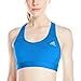 adidas Women's Performance Techfit Molded Cup Bra, Shock Blue/Matte Silver, Small
