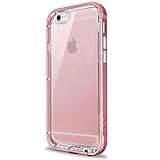 iPhone 6s plus Case,iPhone 6 plus Case,by Ailun,Clear Soft TPU Back&Reinforced Frame PC Frame,Shock-Absorption&Anti-Scratch Bumper,Anti-Fingerprint&Oil Stain Cover[rose gold]