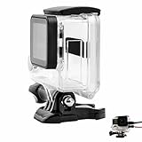 SHOOT Wire Connectable Skeleton Protective Side Open Housing Case Shell Cover with Lens for Gopro Hero 3+ 4 Camera