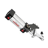 Suchinm Cylinder Pneumatic Clamp, 300mm G H-12130 Professional Cylinder Pneumatic Hold Down Clamp for Industrial