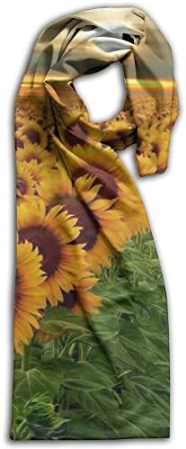 Stop Thinking Resolve To Live Sunflower Winter Light Scarf Print Soft Warm Towel Fashion Scarves Best Gift