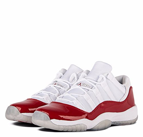 white black and red jordan 11