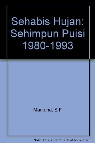 Sehabis Hujan: Sehimpun Puisi 1980-1993