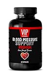 Lower blood pressure naturally - BLOOD PRESSURE SUPPORT - Natural blood pressure pills (1 Bottle - 60 Capsules)