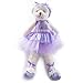 Wewill Super Cute Plush Ballerina Teddy Bear Stuffed Animal Creative Toy 15-Inch (Purple)