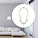 4 Pack 8 inch Lamp Harp Holder for Table and Floor Lamps (Gold)