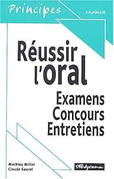 Réussir l'oral