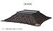 AZUMAYA KK-109 Kotatsu Futon Square Shape, Dark Brown Polyester Fabric Material and Synthetic Leather Corner Finish, W75.0 x D75.0 Inches, Home and Living