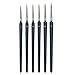 Professional-Paint Brush Set - Miniature Art Brushes for Fine Detailing & Art Painting - Acrylic, Watercolor, Oil - Miniatures, Models, Nail Marking various brushes 6 pieces