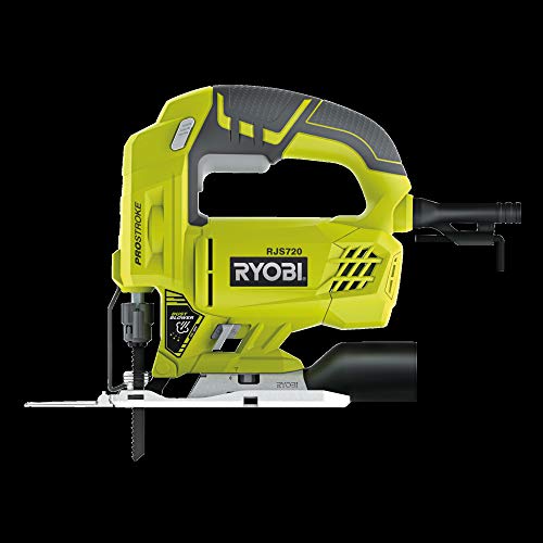 Ryobi Stichsäge RJS720-G (500 Watt, Hubläge 19 mm, ergonomisches Design, Säge mit Führungshilfeinkl. 1 Sägeblatt… – Bild 3