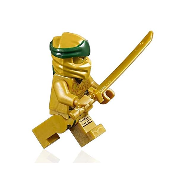 LEGO Ninjago Minifigur: Lloyd (Golden / Goldener Ninja) - Legacy – Bild 3