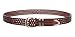 beltiscool Men's 1 1/8 Inch (30 mm) Braided Leather Dress Lacing Belt