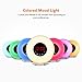 COULAX 2018 Upgraded Wood Wake Up Light with Sunrise Sunset Simulation,7 Colored LED Lights, 6 Natural Sounds, FM Radios,10 Brightness Levels,Snooze Function Alarm Clock with Adapter