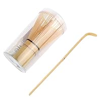 VIFERR Matcha Making Kit, Organic Bamboo Matcha Making Set Kit Whisk Hooked Bamboo Scoop Chashaku Matcha Tea Whisk