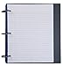 Five Star Flex Hybrid NoteBinder, 1-1/2 Inch Binder with Tabs, Notebook and 3 Ring Binder All-in-One, Blue (72405)