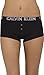 Calvin Klein Women's Ultimate Cotton Boyshort, Black, Large