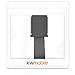kwmobile Universal Magnetic Finger Holder for Phone - Compatible with All Smartphones - Works with Magnetic Car Mount - Black