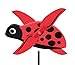 WindNSun WhirlyGig Outdoor Animated Decor, Lady Bug