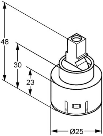 Amazon Com Kludi Spare Parts Cartridge K 25 Neutral 7486800 00