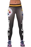COCOLEGGINGS Womens Digital Print Skinny Active Yoga Leggings Grey (S-L)