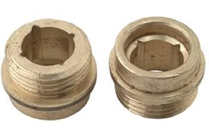 BRASSCRAFT brass craft service parts sc1157x 2 Pack, 1/2 -Inch x 27 Thread, Brass Faucet Seat