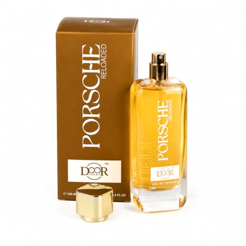 Doorscent Porsche Reloaded Eau De Parfum 100ml | Long Lasting Unisex Perfume | Luxury Fragrance for Men & Women | Amber, Musk & Vanilla Notes | Daily Wear & Special Occasion