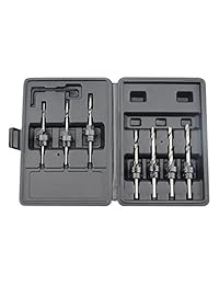 tovot 7pcs HSS 4241 Brocas de avellanado (3 mm 6 mm) Herramientas de Carpintería Fresa Herramienta