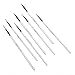 Detail Paint Brushes, 7 Small Brushes for Extra Fine Detailing, Art Painting - Acrylic, Watercolor, Oil, Miniatures, Models, Airplane Kits, Nail by Dainayw