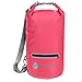 Skog Å Kust DrySak - Roll Top Waterproof Bag for Travel & Outdoors - 10L Pink