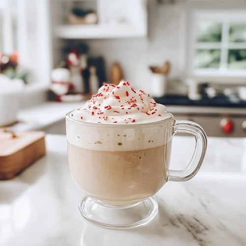 JORDAN’S SKINNY MIXES SUGAR FREE COFFEE SYRUP, WHITE CHOCOLATE PEPPERMINT COFFEE FLAVORING SYRUP, ZERO CALORIE DRINK MIX FOR LATTES, BAKING, PROTEIN SHAKE, DAIRY & GLUTEN FREE, KOSHER, 25.4 FL OZ