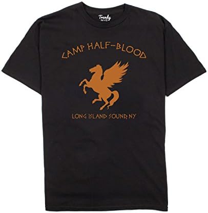Camp Half Blood Percy Jackson Demigod Mens T-Shirt Black M