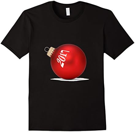 Mens Christmas 2017 Ornament XL Black