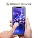 MoKo Screen Protector for Huawei Mate 20 Lite, [Scratch Terminator] [Case Friendly] HD Clear 9H Hardness Tempered Glass Screen Protector Film Bubbles-Free for Huawei Mate 20 Lite - Black
