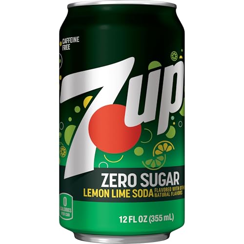 ZERO SUGAR 7-UP SODA, 12 OZ., PACK OF 12