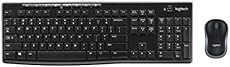 Logitech MK270 Wireless Keyboard and Mouse Combo — Keyboard and Mouse Included, 2._.4GHz Dropout-Free Connection, Long Battery Life