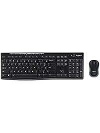 Logitech MK270 Wireless Keyboard and Mouse Combo - Keyboard and Mouse Included, 2.4GHz Dropout-Free Connection, Long Battery Life